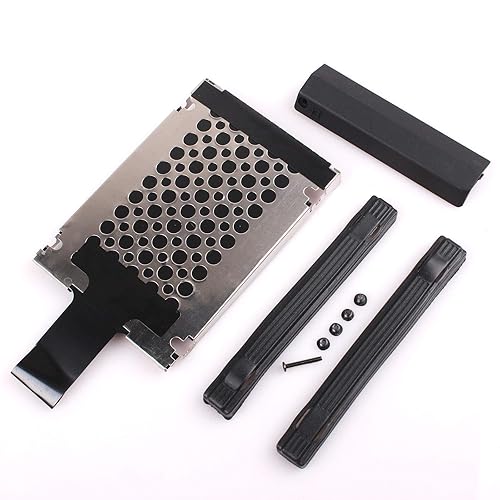 Hard Drive Caddy Cover + Caddy Tray Bracket +9mm Rails with Screws for IBM Lenovo Thinkpad T420 T420i 04W1637