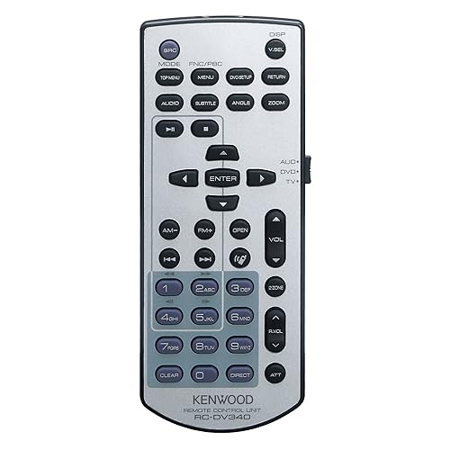 KENWOOD KCA-RCDV340 Infrared IR Remote Control for KENWOOD Audio Receivers