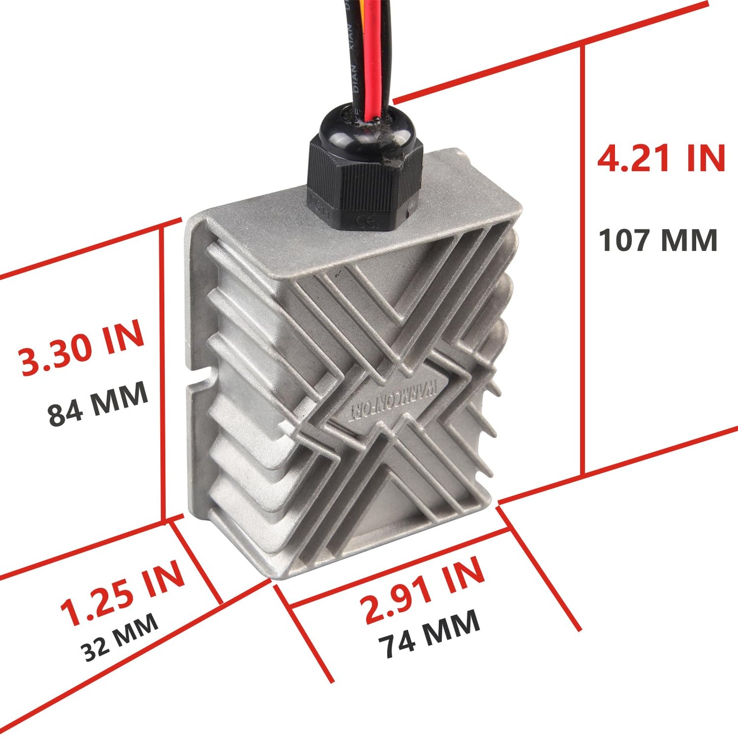 12V to 24V DC Step Up Converter Boost Waterproof Module Transformer (15A 360W)