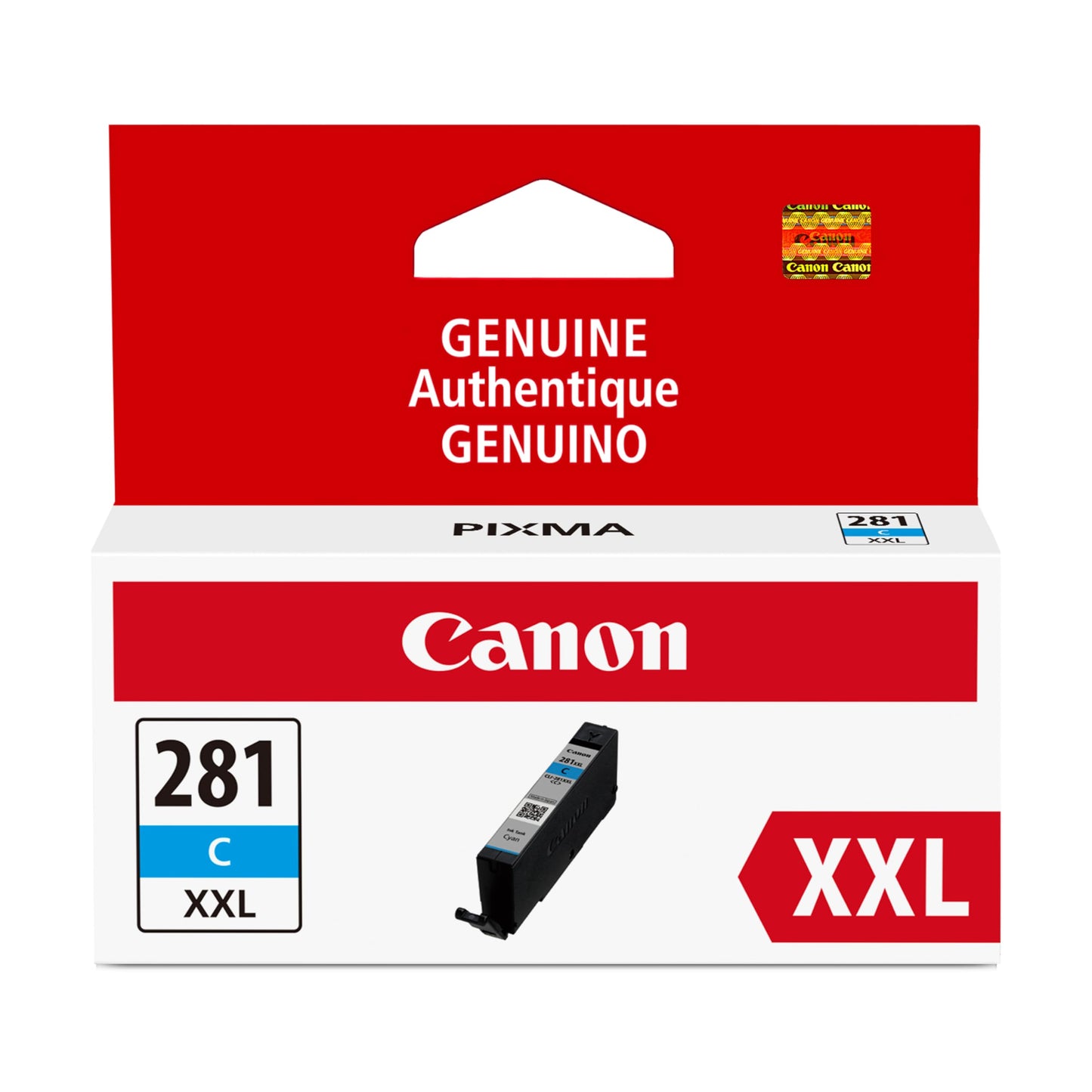 Canon CLI-281 XXL Genuine Cyan Ink Tank, Compatible with TR8520, TS9120,TS8120, TS6120, TS9521C/a, TS9520/a, TS8220, TS6220, TS8320, TS6320,