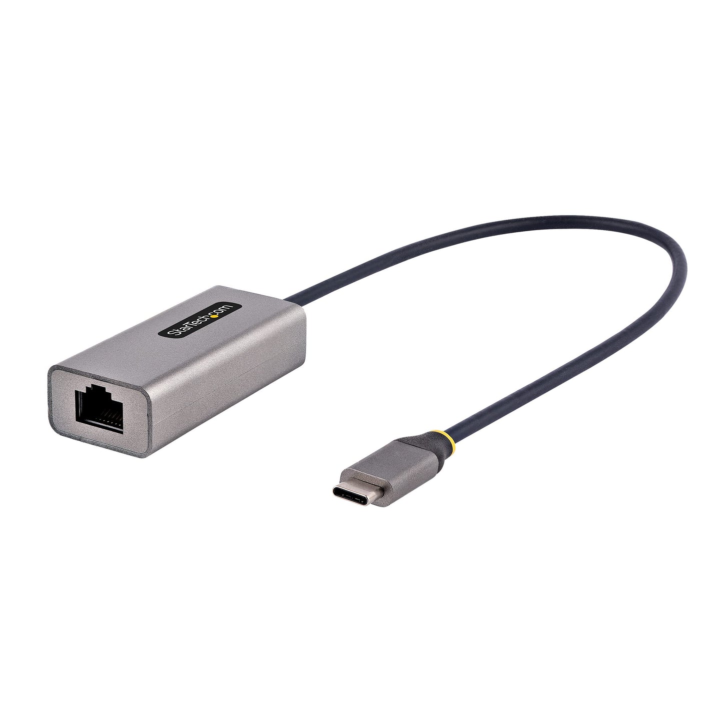 StarTech USB-C to Ethernet Adapter, 10/100/1000Mbps, 12in Attached Cable