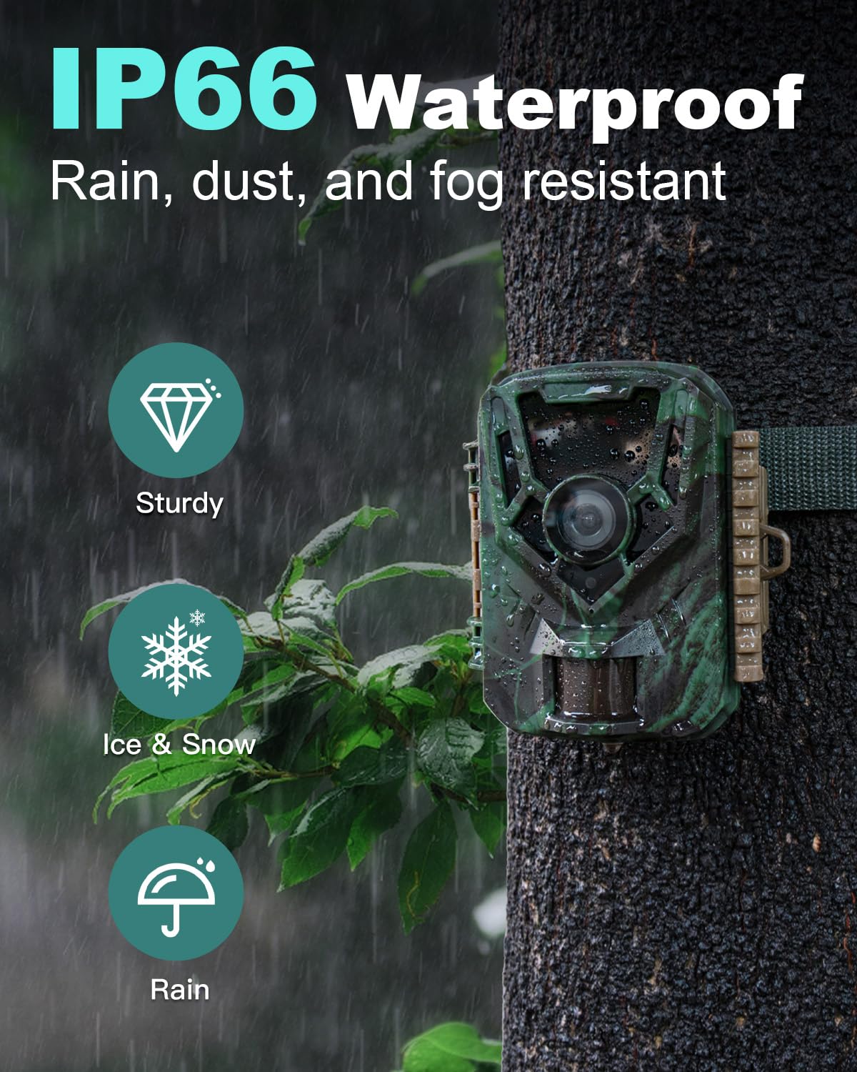 KJK Trail Camera 36MP 2.7K, Mini Game Camera with Night Vision 0.1s Trigger Time Motion Activated 130°Wide-Angle, Waterproof Trail Cam with 2.0” HD