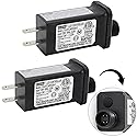 Pack of 2 24V 6W PremierAdapter Power Supply for CZJUTAI JT-EL/FC240V0250-C 24V6W /4.5W /3.6W /1.35W for Christmas Lighting,String Light, Projector…