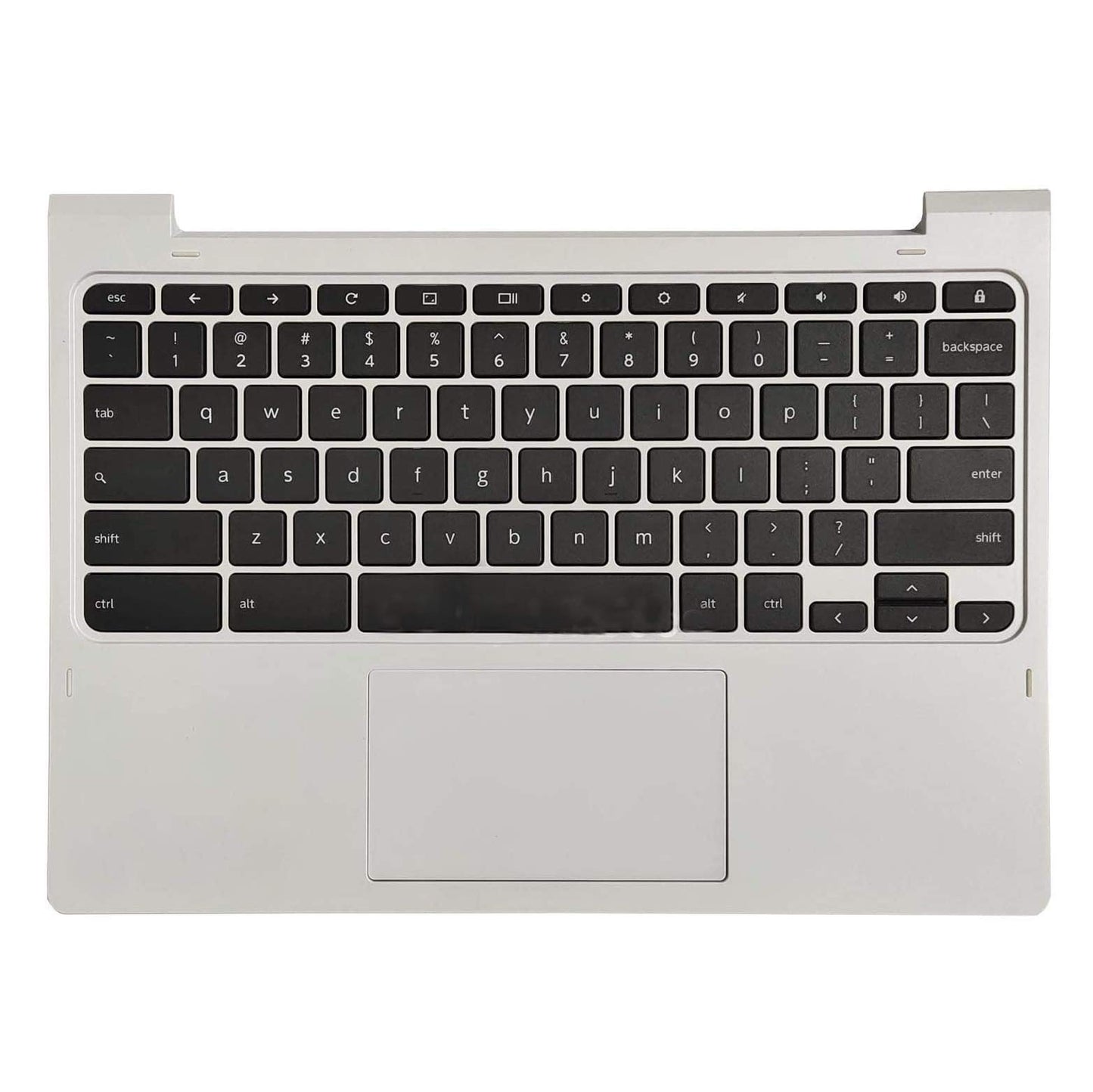 Replacement for Lenovo 11" C330 Chromebook Laptop Upper Case Palmrest Keyboard Touchpad Assembly Part 5CB0S72816 Top Cover White