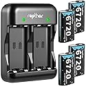 rapthor 4X 6720mWh Rechargeable Controller Battery Pack for Xbox Series with Fast Charger Station Compatible with Xbox One/One X/S/Elite/Series X/S
