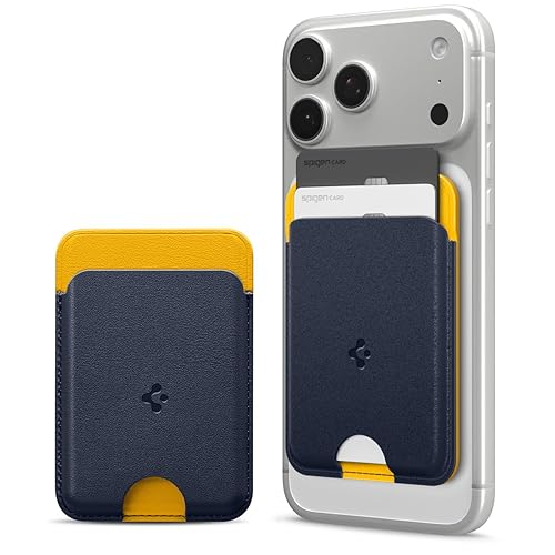 Caseology Spigen for MagSafe Wallet, Holds 2 Cards, MagFit Compatible with iPhone 17/16/15/14/13/12 Models, Pixel 10 Series, MagSafe-Cases, Pixelsnap