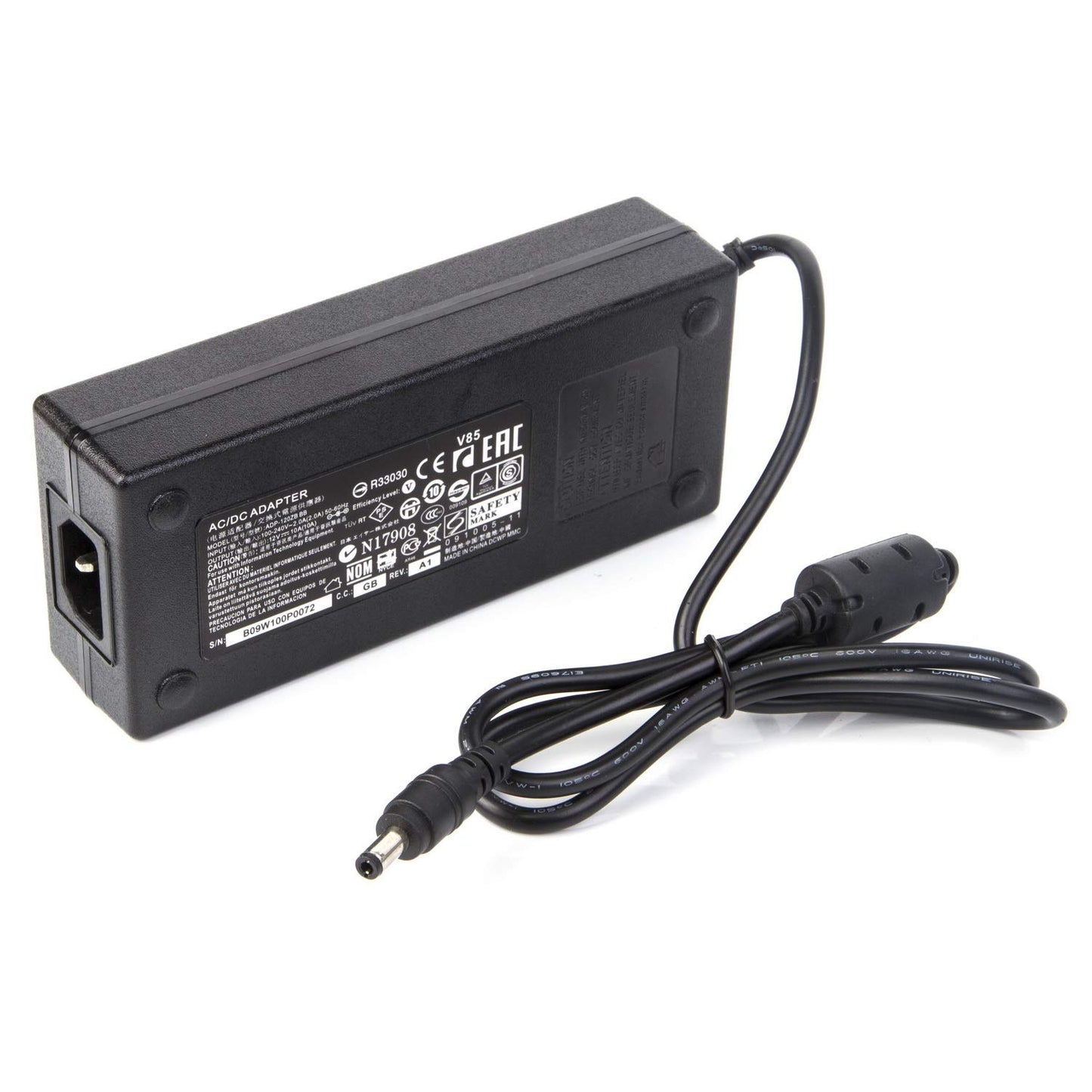 Xenocam 12V 10A 120W DC Power Supply Adapter 100V~240V AC to DC Converter 12 Volt 10 Amp Transformer 5.5x2.5mm Tip for 5050 3528 LED Strip Light 3D…