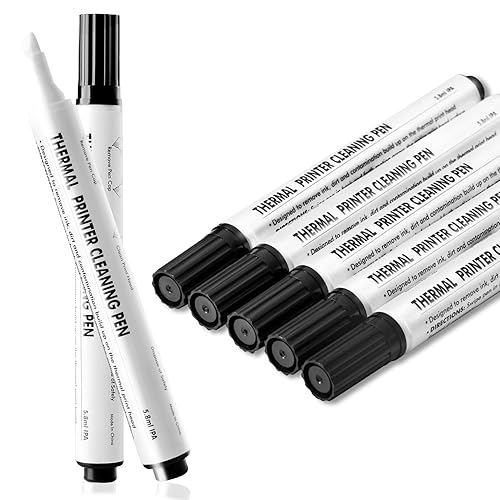 Thermal Printer Printhead Cleaning Pen - ZHYIN Thermal Pen Cleaner Printhead Cleaning Kit, Print Head Cleaning Pen for Card Printer Thermal Printer