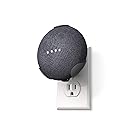 360 Electrical 360579 PowerClip Outlet Mount for Google Home Mini - Google Plug-in Bracket Stand Holder Case, for Kitchen, Bathroom, Bedroom, Living