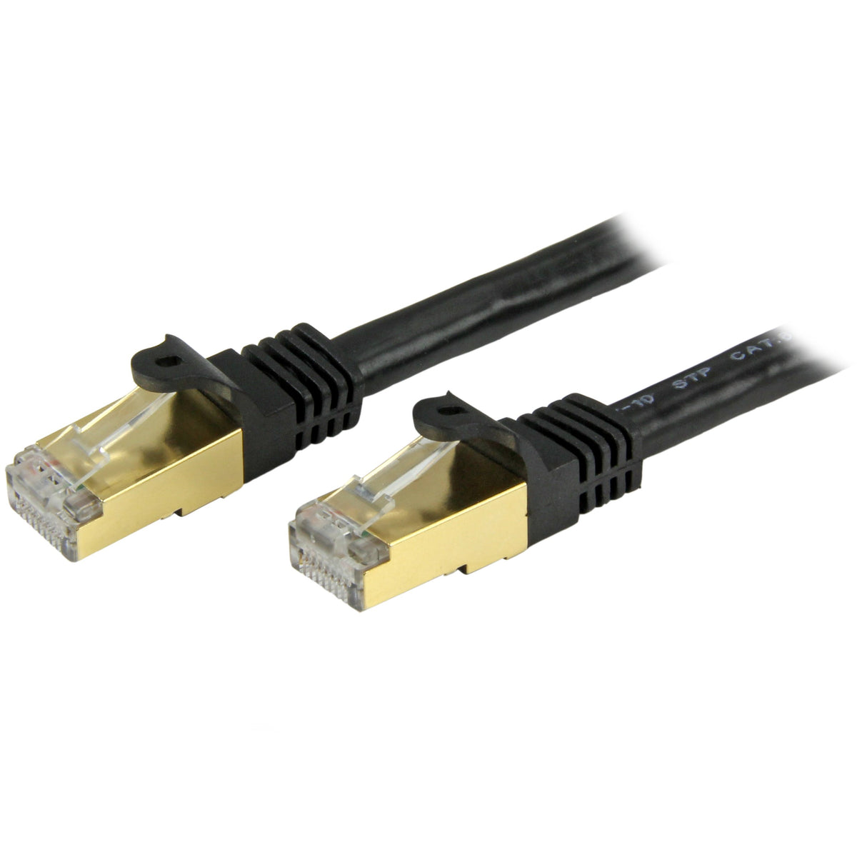 StarTech 25ft Cat6a Snagless Ethernet Cable, Black (C6ASPAT25BK)
