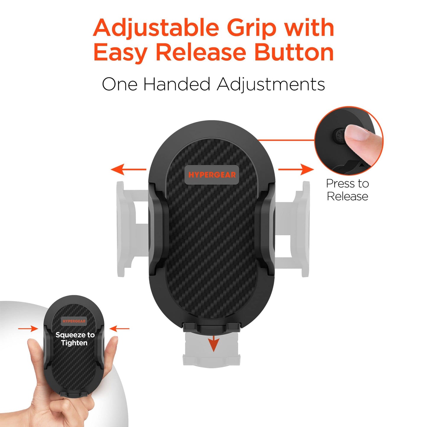 HyperGear Cup Holder Flex Universal Phone Mount, Car Phone Holder with Adjustable Gooseneck & 360° Rotation, Universal Compatibility for iPhone