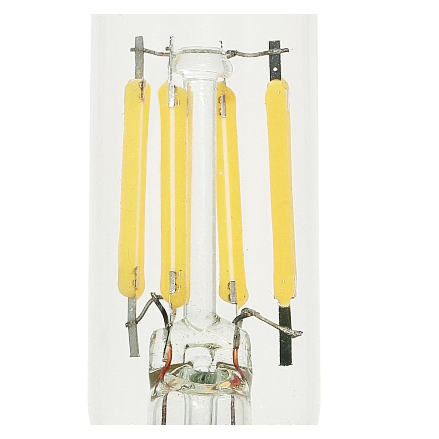 Westinghouse 5168120 4.5 Watt (40 Watt Equivalent) T6 Dimmable Clear Filament LED Light Bulb, Candelabra Base, 6 Pack