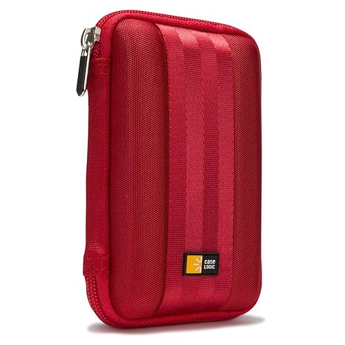Case Logic Portable EVA Hard Drive Case QHDC-101 - Red