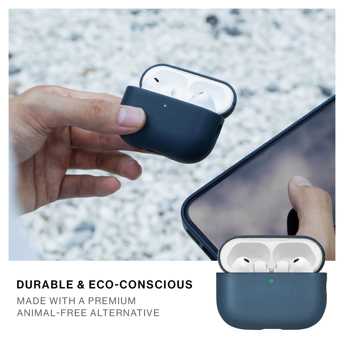 Native Union (Re) Classic Case for AirPods Pro 3 - Premium Resistant & Recycled Materials - Durable Protection - Supports Wireless Chargers