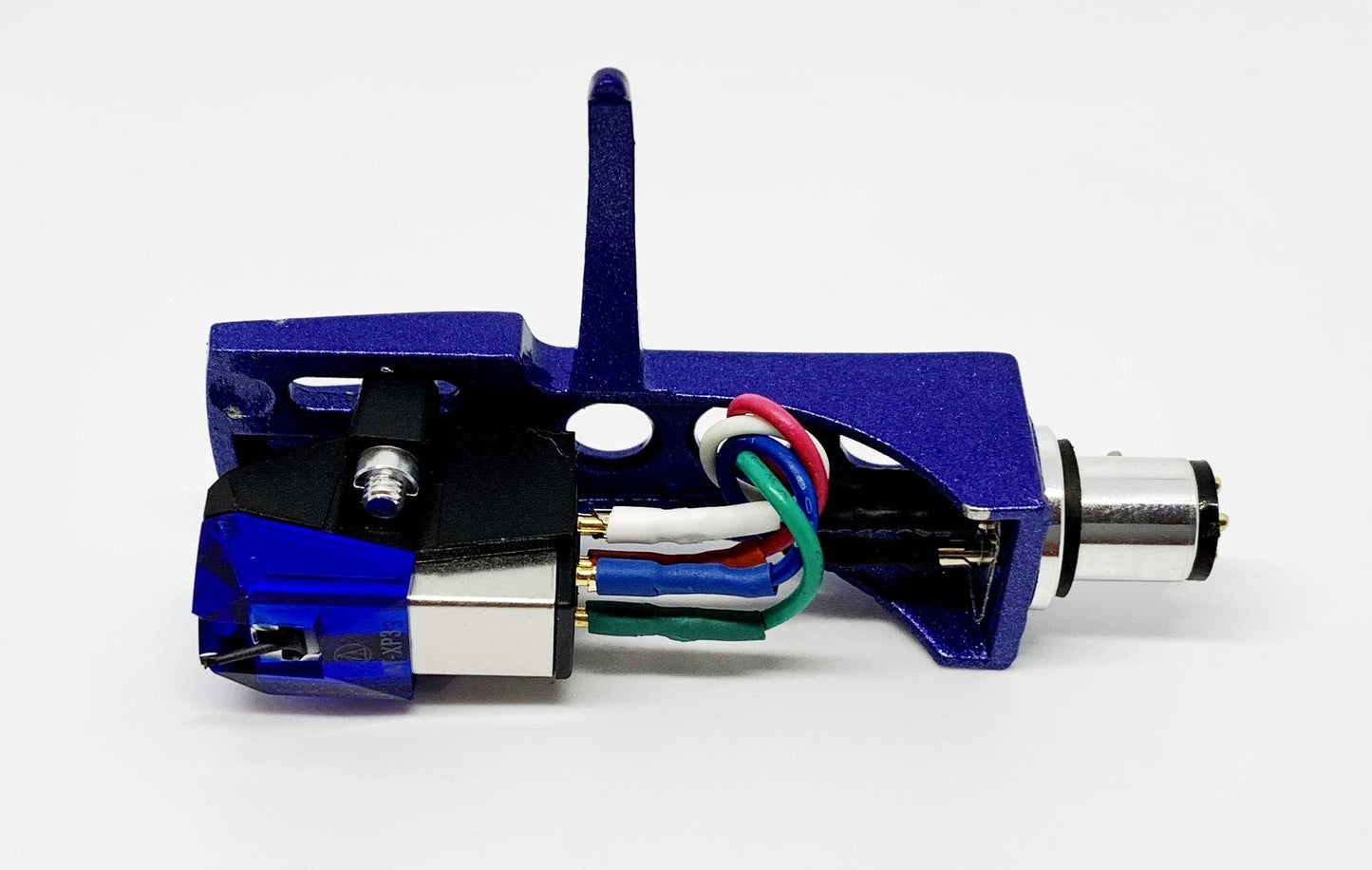 Blue Headshell AT-XP3 Cartridge And Stylus Needle For Technics SL D1, SL D1K, SL D2, SL D202, SL D205, SL D2K, SL D3, SL D303