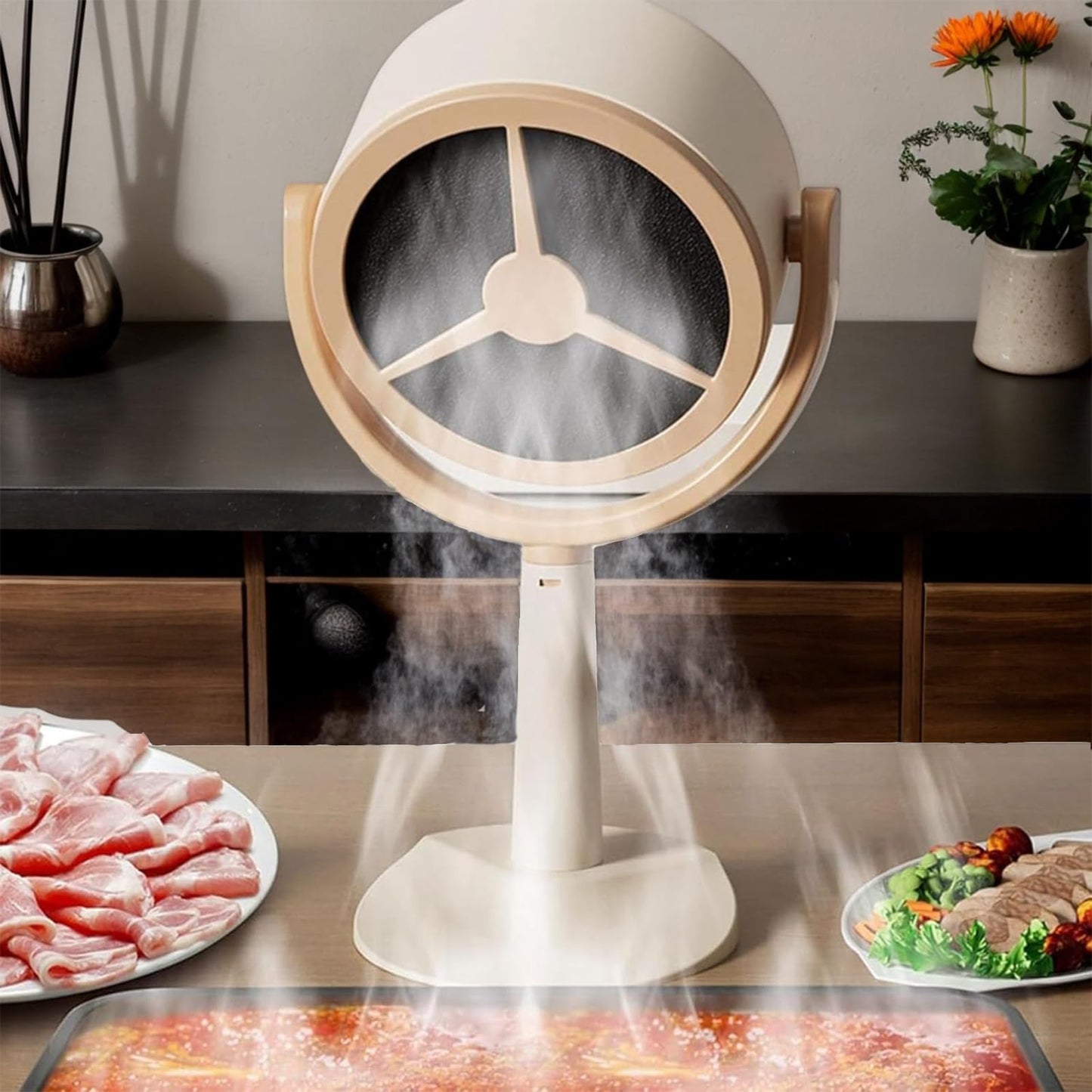 Smoke Away Purifier Fan Puffhide Purifier Mini Smoke Diffuser and Portable Smoke Air Purifier, Smoke Fan for Smoking Indoors with Rechargeable