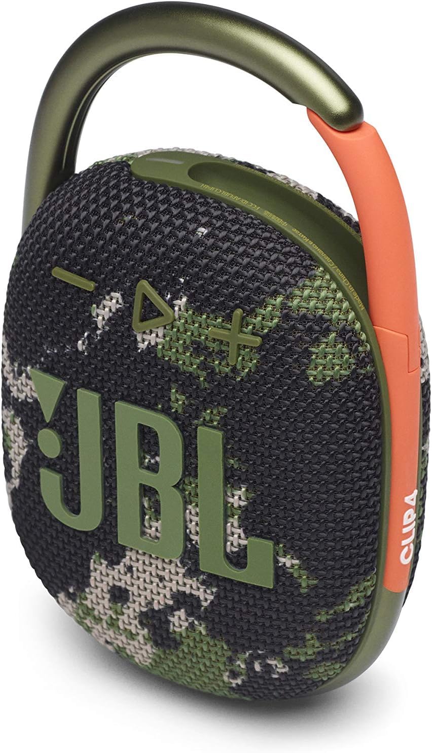 JBL Clip 4 Portable Bluetooth Speaker - Waterproof and Dustproof IP67, Mini Bluetooth Speaker for Travel, Outdoor and Home, (Squad), with Cleaning