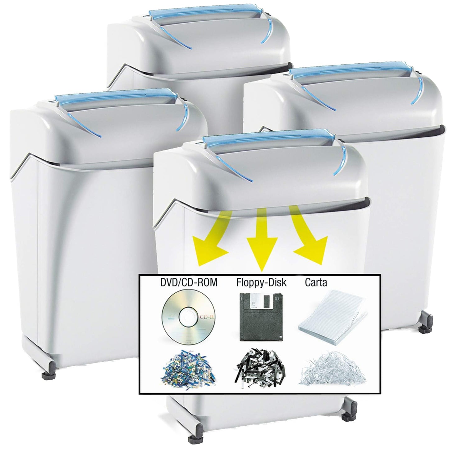 Kobra 240 SS5 Multipurpose and Multimedia “Energy Smart” Professional Straight Cut Shredder, 24 Hours Continuous Duty Motor, Automatic Start/Stop