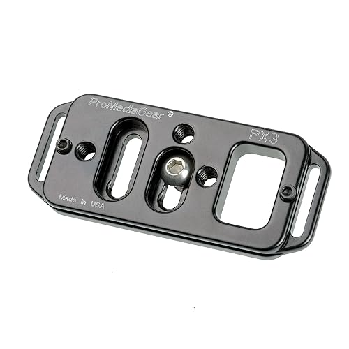PX3 ProMediaGear Arca-Swiss Type Universal Plate 3inch Long - Camera or Lens Plate