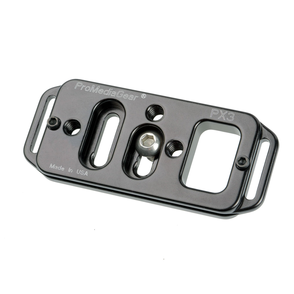 PX3 ProMediaGear Arca-Swiss Type Universal Plate 3inch Long - Camera or Lens Plate