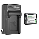 Kastar 1-Pack Battery and AC Wall Charger Replacement for Hitachi DZ-BP7, DZ-BP7S, DZ-BP14, BP14R, DZ-BP14S, DZ-BP21S, DZ-BP21SJ Battery, Hitachi