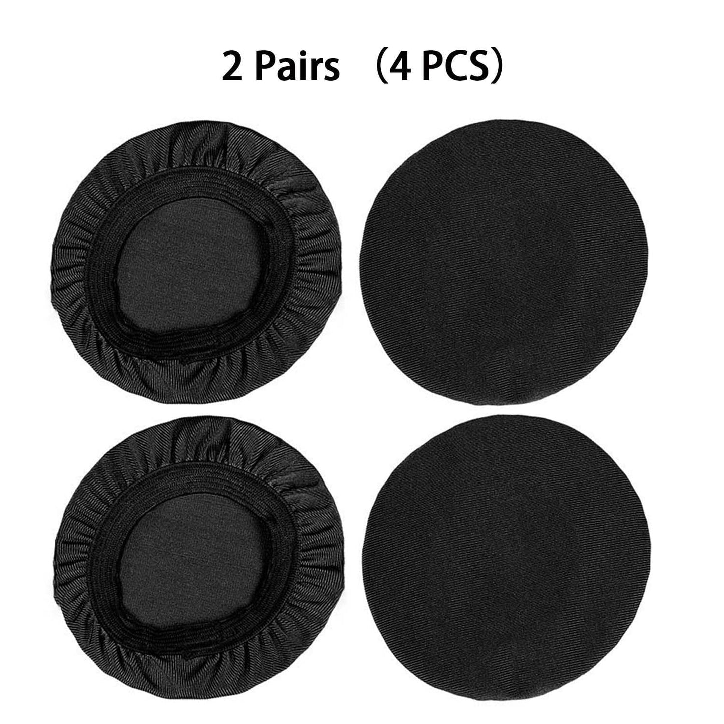 HAOQUOOU 2 Pairs Headphone Earpad Covers?Replacement Earpads Cushions? Headphone Sweat Covers Washable and Stretchable Ear Pads Protectors for Gym