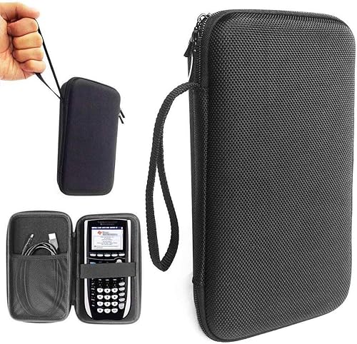 FitSand Hard Case Compatible for Texas Instruments TI-84 Plus C Silver Graphing Calculator