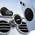 pop-tech Magnetic Car Phone Holder: Adhesive All-Metal Dash Mount for Mercedes Benz GLC/C/E/CLS-Class - Universal Magnet Cell Phone Automobile Cradles