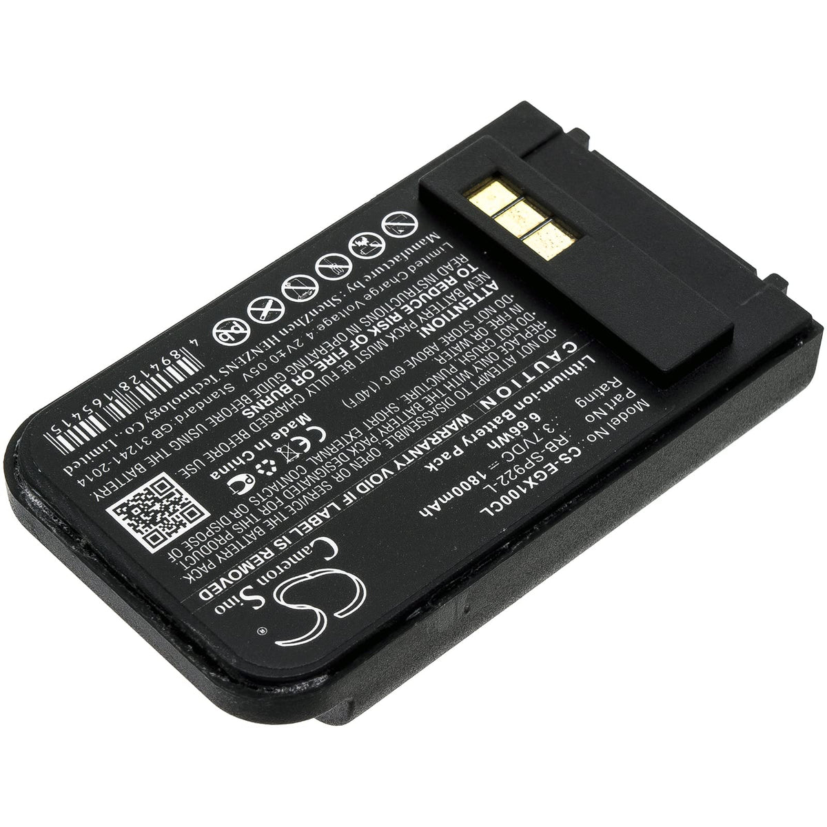 Cameron Sino New Battery for EnGenius DuraFon 1x, DuraFon 4X, DuraFon Pro, Durawalkie, SN902, SN-902, SN-902H, SP922, SP-922 Pro, SP9228 Part