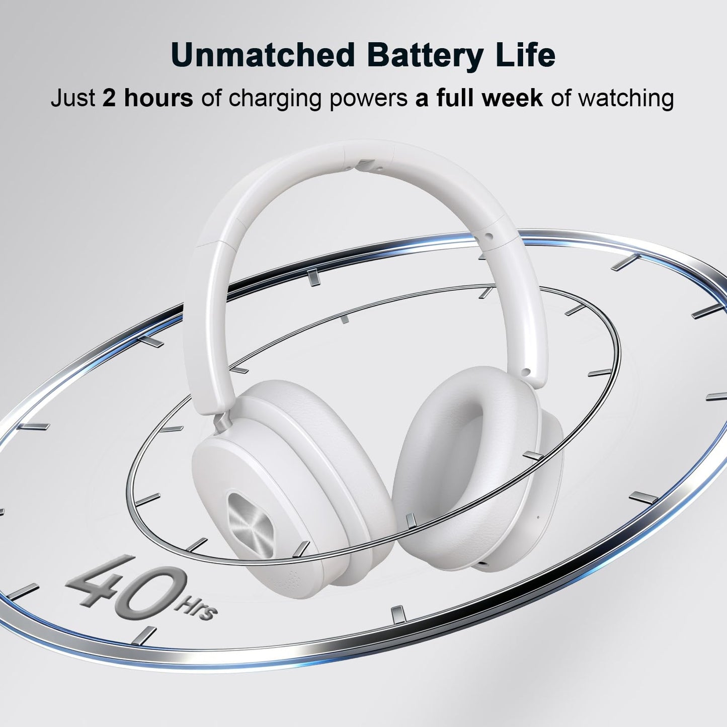 Wireless Headphones for TV, TV Headphones Wireless for Seniors with Transmitter Charging Base, 3 Audio Modes & Low Latency & Blutooth 5.4, Bluetooth