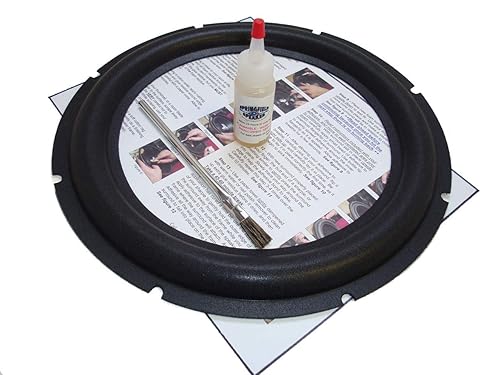 Springfield Speaker 12" Subwoofer Foam Surround Repair Kit - 1 Speaker Kit - Compatible with Rockford Fosgate Punch, HE2, RFP 3412-12 Inch