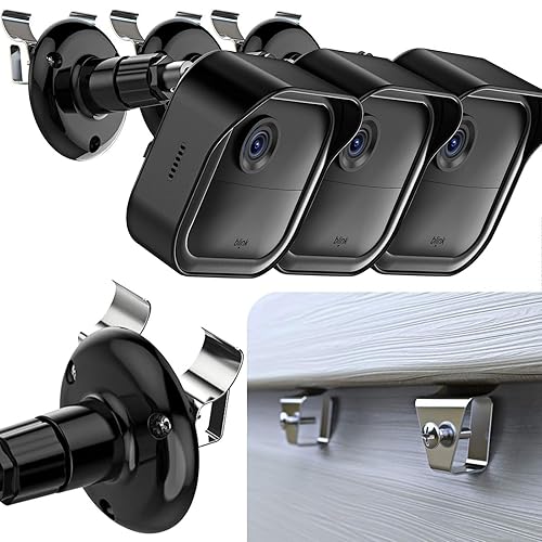 Blink Outdoor Vinyl Siding Mount with Waterproof Case, No-Hole Needed Mounting Bracket and Full Weather Proof Cover for All-New Blink Outdoor 4/3rd