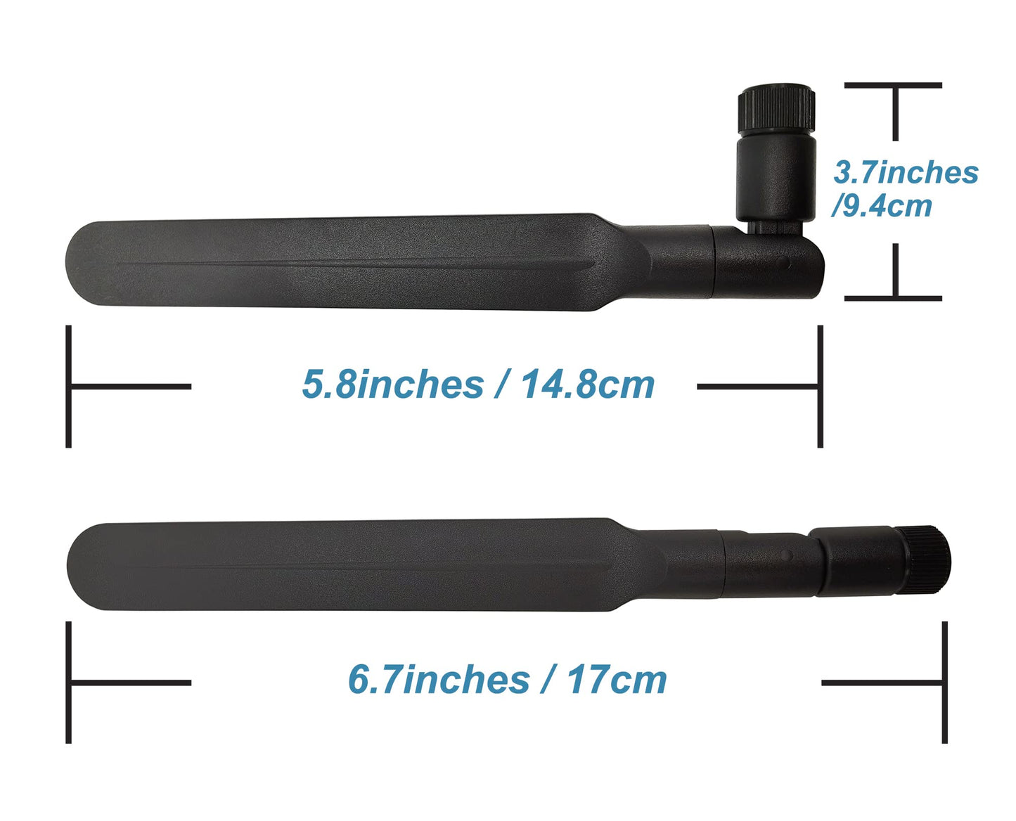 4G LTE Antenna SMA Male 9dbi 700-2700MHz 3G/4G/LTE Universal Wide Band Omni Directional Paddle Antennas for Router Mobile Hotspot Wireless Home Phone