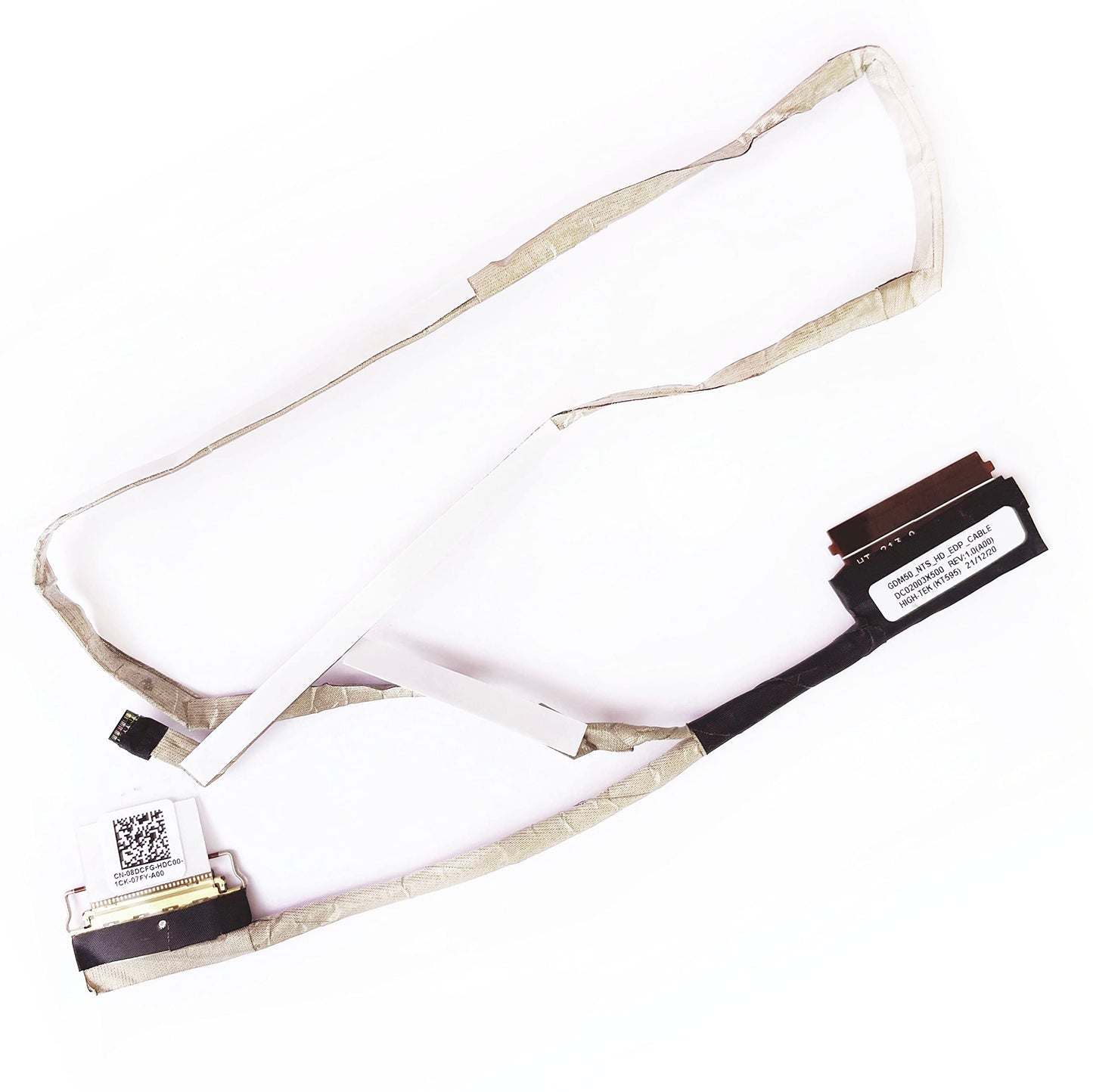 Fleshy Leaf LCD HD EDP Video Cable Replacement for Dell Inspiron 15-3511 3515 GDM50 30Pin 08DCFG DC02003X500