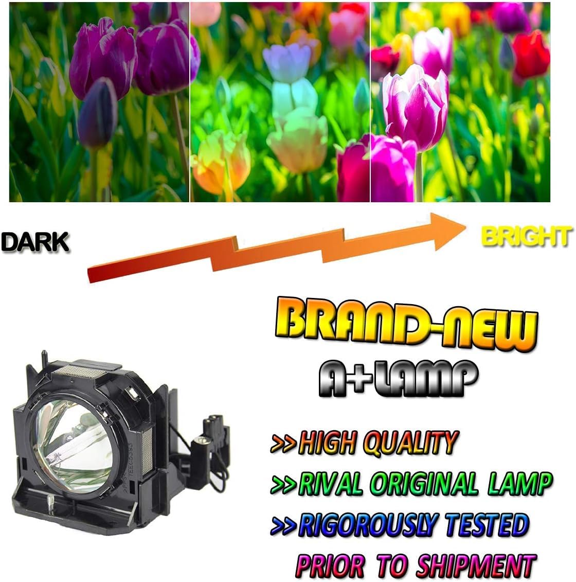 CJD V13H010L39 Original Replacement Lamp with housing for Epson EMP-TW1000?EMP-TW2000?EMP-TW700?EMP-TW720?EMP-TW980?HC1080?HC720?Home Cinema