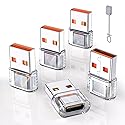 4 Pack Lightning to USB C Adapter for iPhone 15/16 Pro/16 Pro Max/Plus,Samsung S24,iPad Air,Nintendo Switch,Fast Charging&Data Transfer (USB C to USB…