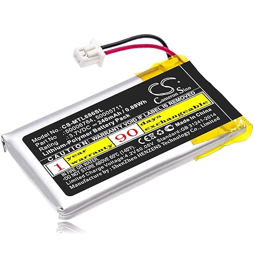 Aibatu 3.7V 240mAh 50006764 50005711 Battery Replacement for 6869i 6900 6869 6863i 6920 6865 6865i 6905 6867i 6930 6940 6970 6910