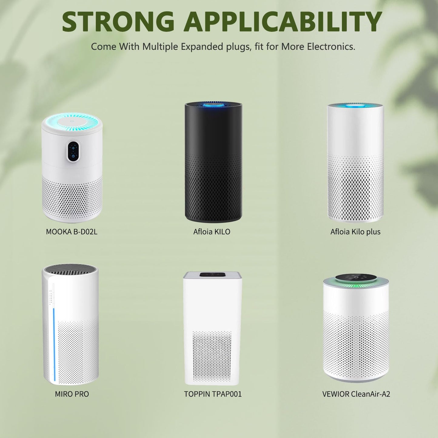 Charger for Afloia Air Purifiers Power Cord Compatible with Afloia MOOKA VEWIOR TOPPIN Power Adapter Replacement for Afloia Kilo Air Purifiers Power…