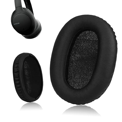 Krone Kalpasmos Sony Headphones Ear Pad Replacement, Protein Leather Over Ear Cushions for Sony WH-CH700N, Compatible with Sony WH-CH710N, Soft