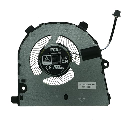 Replacement CPU Cooling Fan for GEEKOM Mini IT11 03K0V6 DFS5K22115572P FPAK 023.100QD.0001 5V 0.5A
