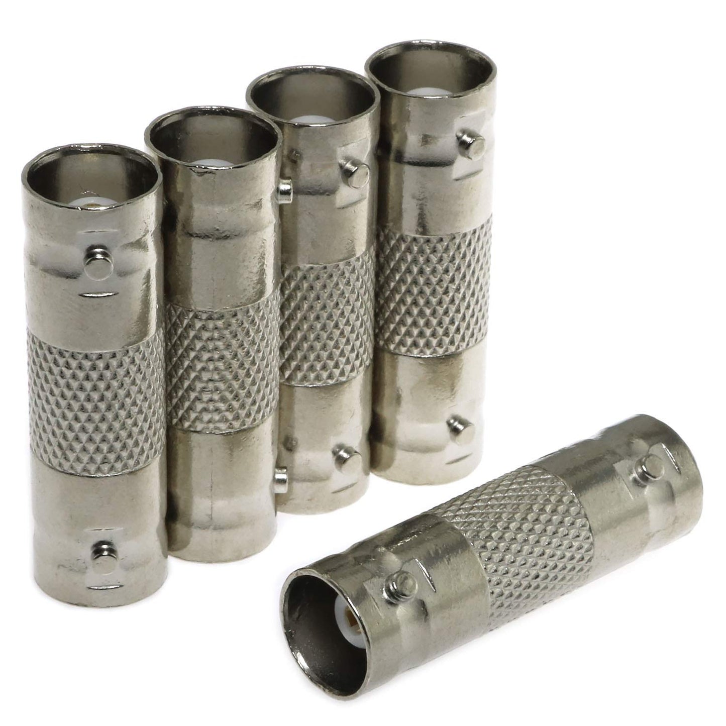 RuiLing 5-Pack BNC Female to BNC Female Jack Connector Couplers for Video CCTV Security Camera