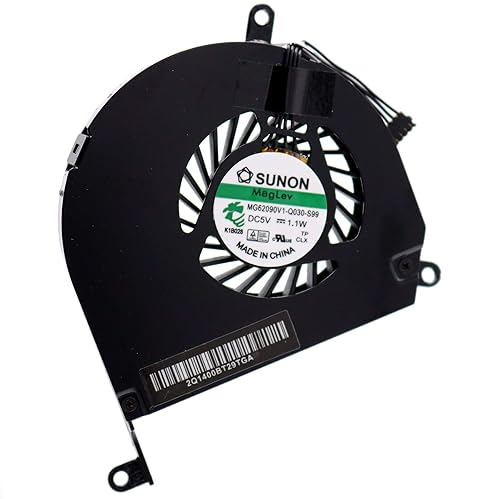 Deal4GO Left Side CPU Cooling Fan MG45070V1-Q021-S9A 661-5044 Replacement for MacBook Pro 17" A1297 2009 2010 2011 A1286