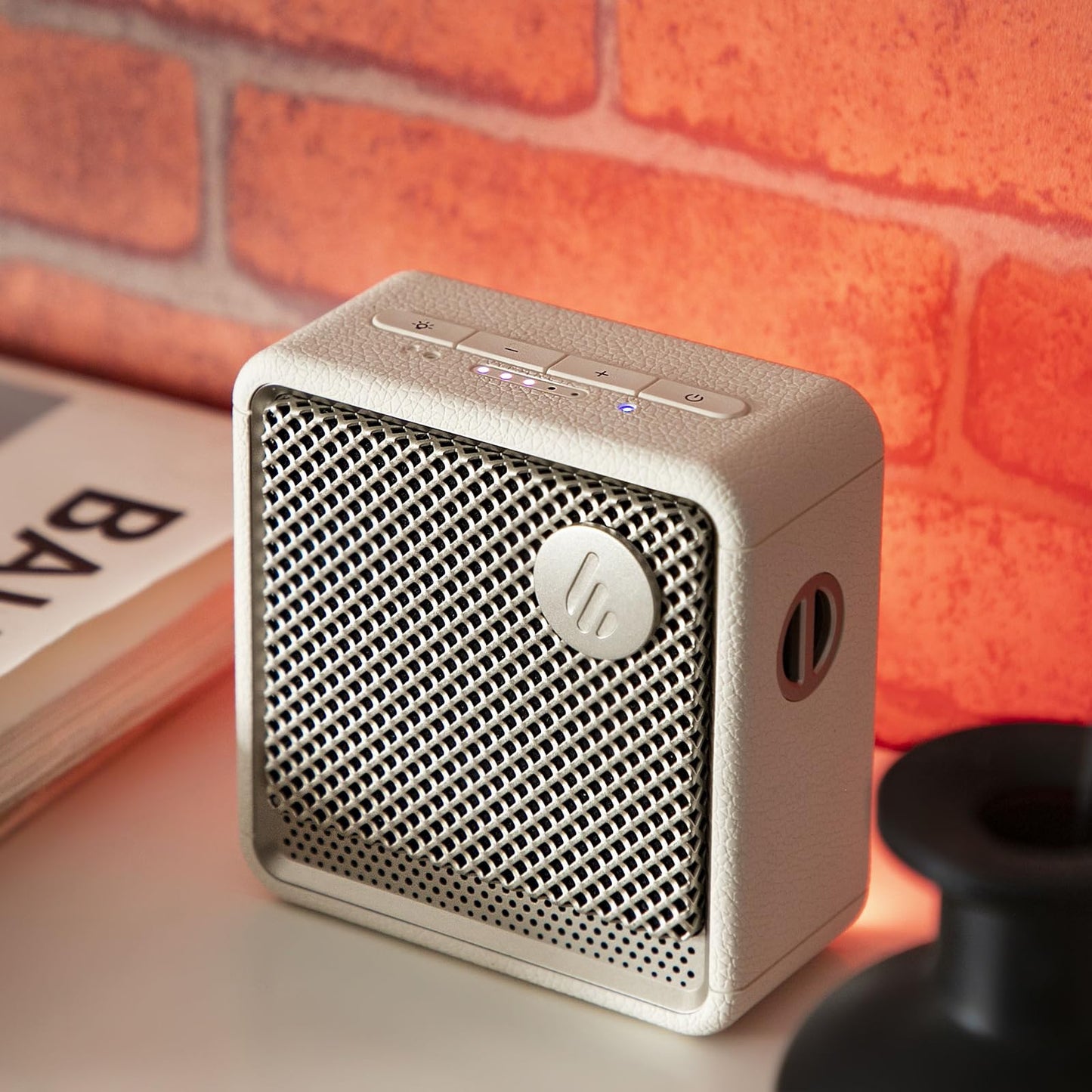 Edifier ES20 Portable Bluetooth Speaker with IP67 Waterproof & Dustproof, 15 Hours Playtime, Wireless Connectivity for Home Office Outdoor - Ivory