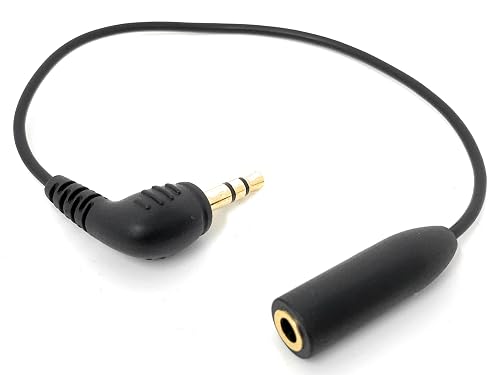 Movo MC4 TRRS to TRS Adapter - 3.5mm (Female) TRRS Microphone Adapter Cable to 3.5mm TRS (Male) for Cameras and Recorders