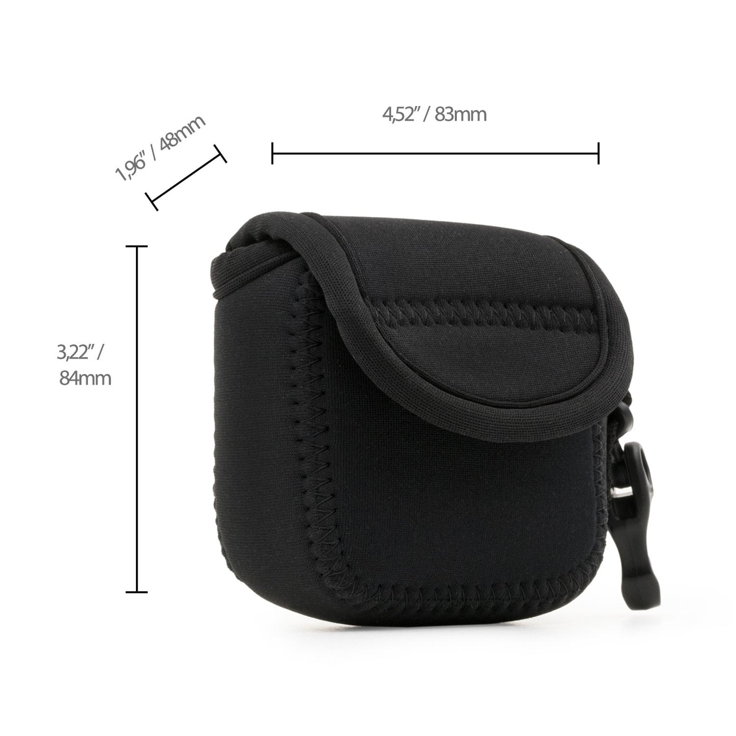 MegaGear MG1311 Ultra Light Neoprene Camera Case compatible with GoPro Hero8, DJI Osmo Action, Sony RX0 II, GoPro Hero 7, Sony RX0 1.0, GoPro Hero 5