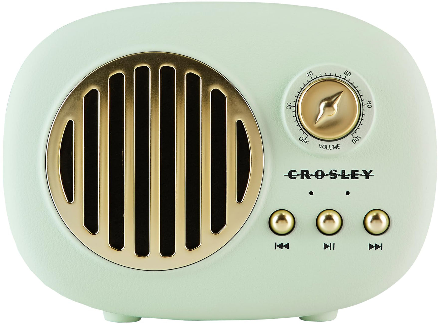 Crosley CR3044A-MN Piper Portable Bluetooth Speaker, Mint