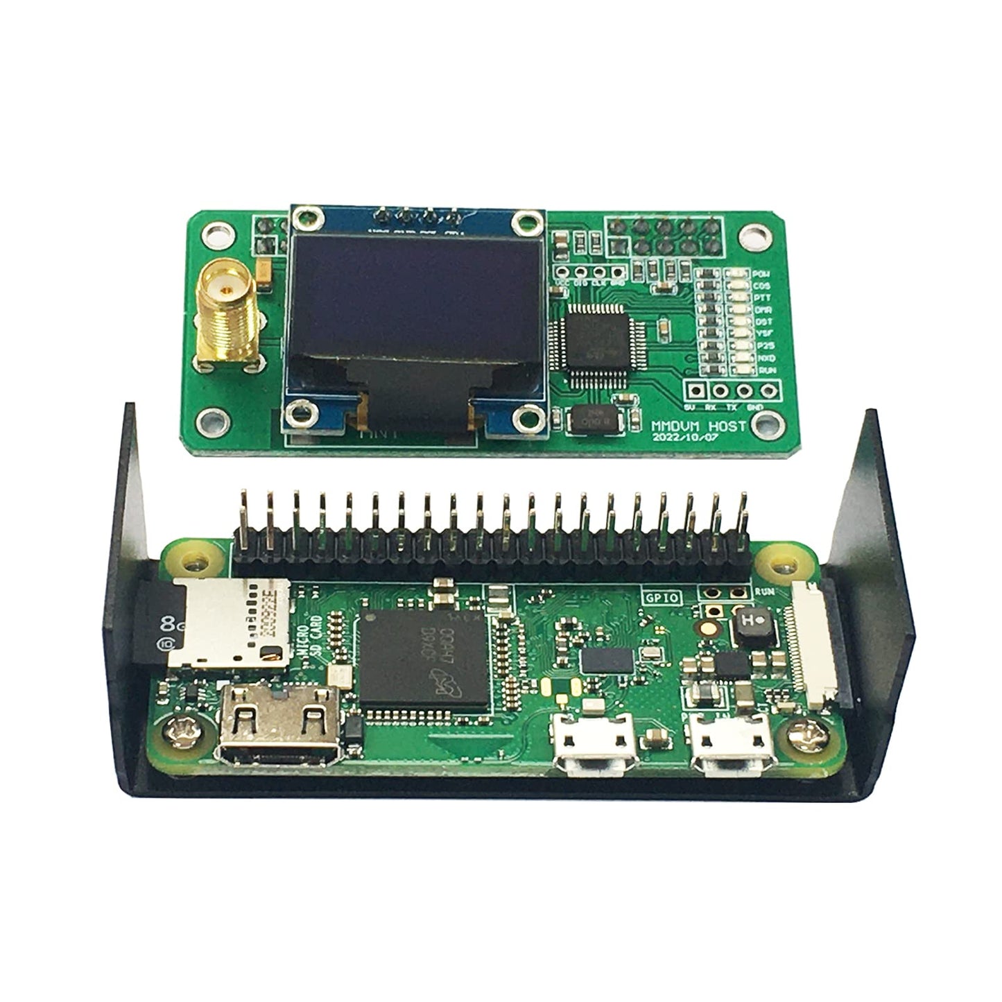 Dikkod MMDVM Hotspot Spot Radio WiFi Digital Voice Modem Raspbery Zero W with Firmware V4 Ethernet Adapter Supports DMR C4FM YSF NXDN DSTAR P25