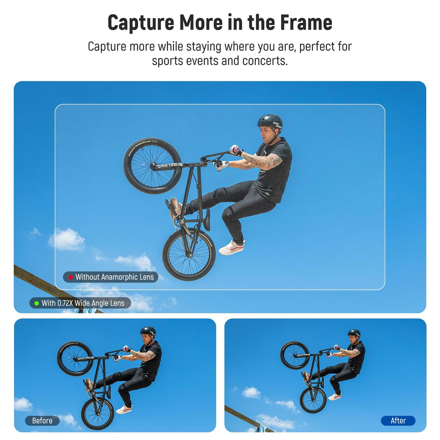 NEEWER 0.72X FOV 112° Wide Angle Lens Compatible with DJI Osmo Pocket 3 Creator Combo Accessories, Multi-Layer Magnetic Action Cam Aspheric Lens