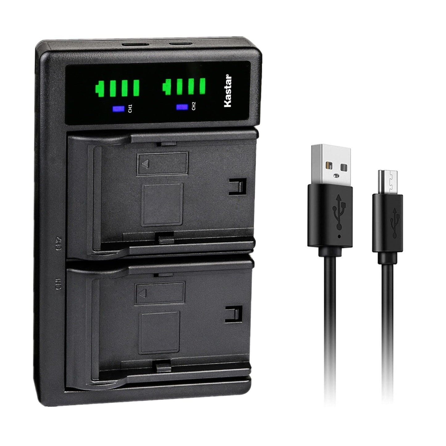 Kastar NP-FF50 LTD2 USB Battery Charger Compatible with Sony DCR-PC106, DCR-PC106E, DCR-PC107, DCR-PC107E, DCR-IP1, DCR-IP1E, DCR-IP1K, DCR-IP200K