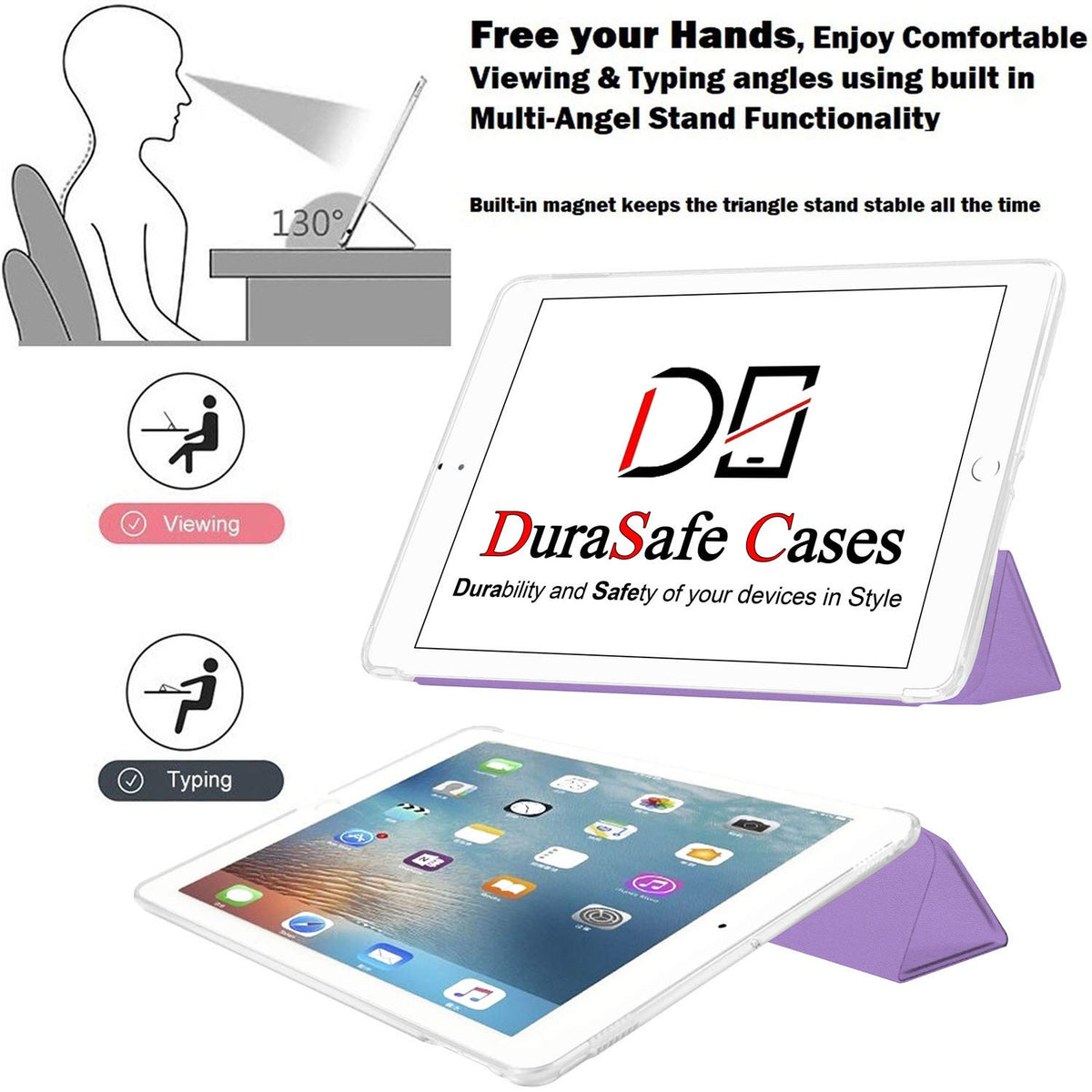 DuraSafe Cases for iPad mini 4 2015 TPU Case A1538 MK6K2LL/A MK6J2LL/A MK6L2LL/A A1550